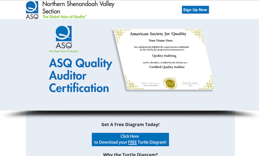ASQ Refresher Website Design