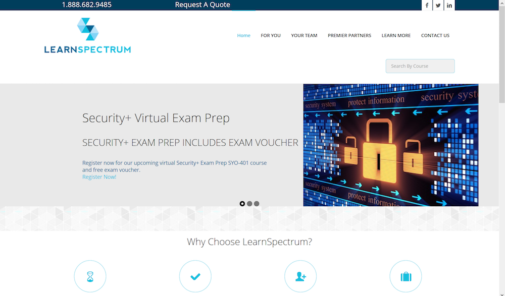 LearnSpectrum Website Design