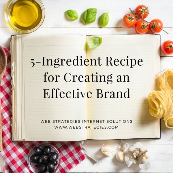 Recipe for Creating a Brand | Web Strategies | Online Marketing