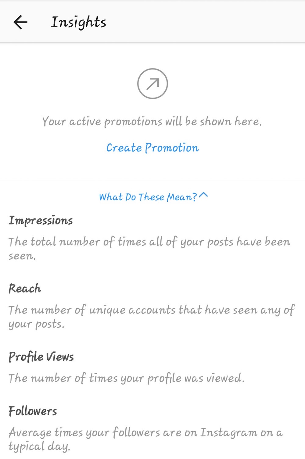 instagram insights