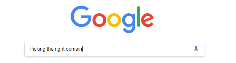 Picking the Right Domain