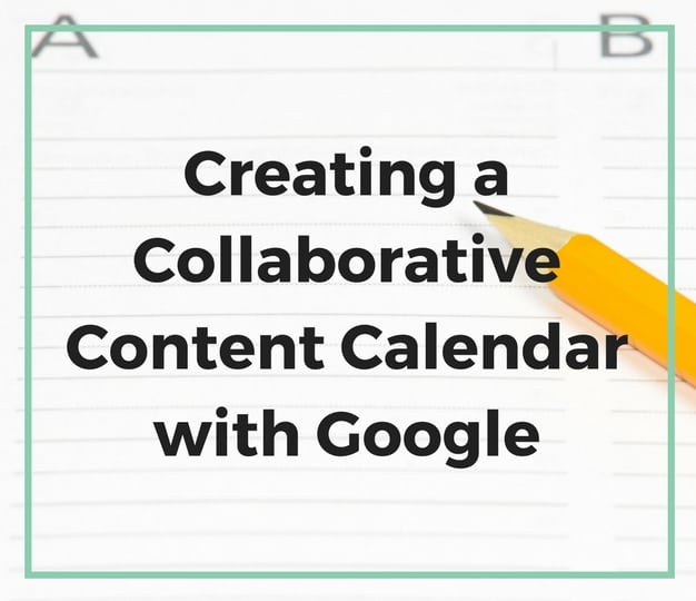 Collaborative Content Calendar Web Strategies