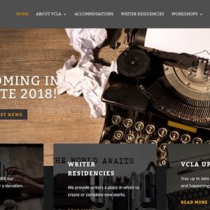 Virginia Center for Literary Arts Website Design