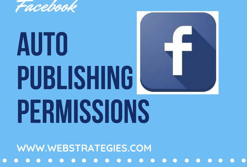 facebook auto publishing permissions