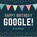 happy birthday google