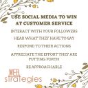 USE SOCIAL MEDIA TO WIN AT CUSTOMER SERVICE