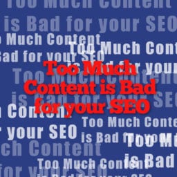 too much content is bad for your seo