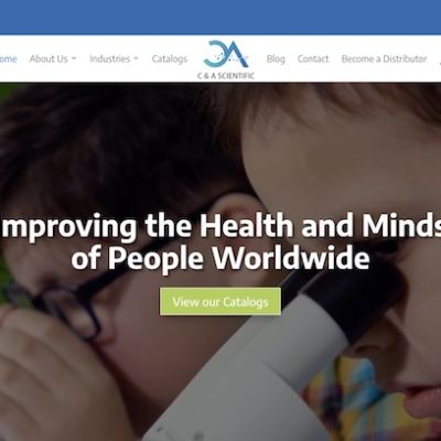 CNA Scientific Website Redesign