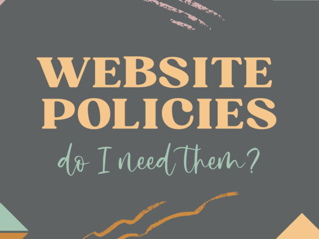Website Policies Feature