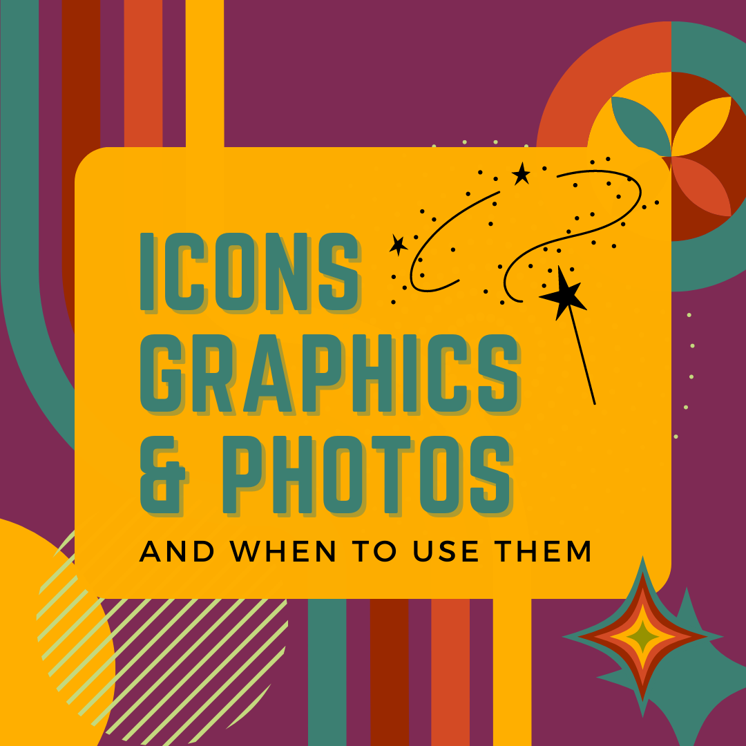 Icons, Graphics, and Photos, and When to Use Them | Web Strategies